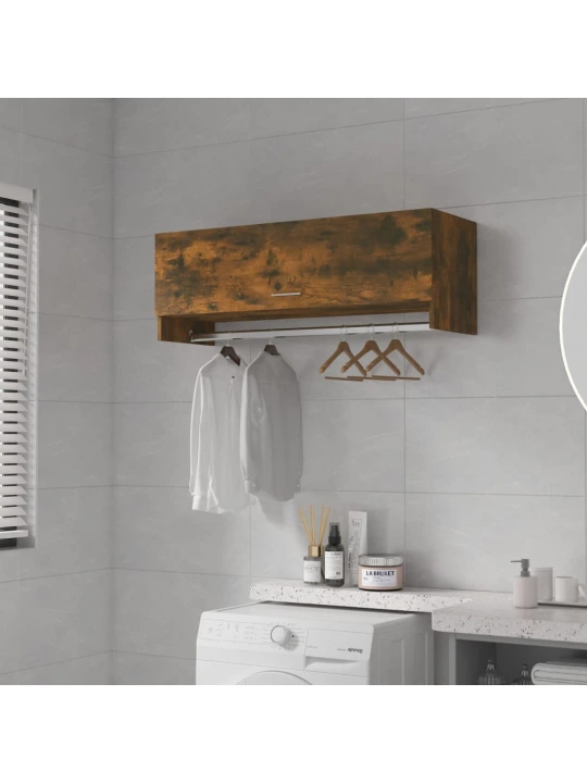 Šatní skříň kouřový dub 100 x 32,5 x 35 cm kompozitní dřevo