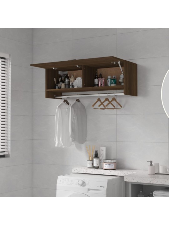 Šatní skříň hnědý dub 100 x 32,5 x 35 cm kompozitní dřevo