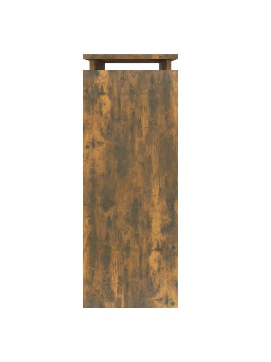 Konzolový stolek kouřový dub 80 x 30 x 80 cm kompozitní dřevo