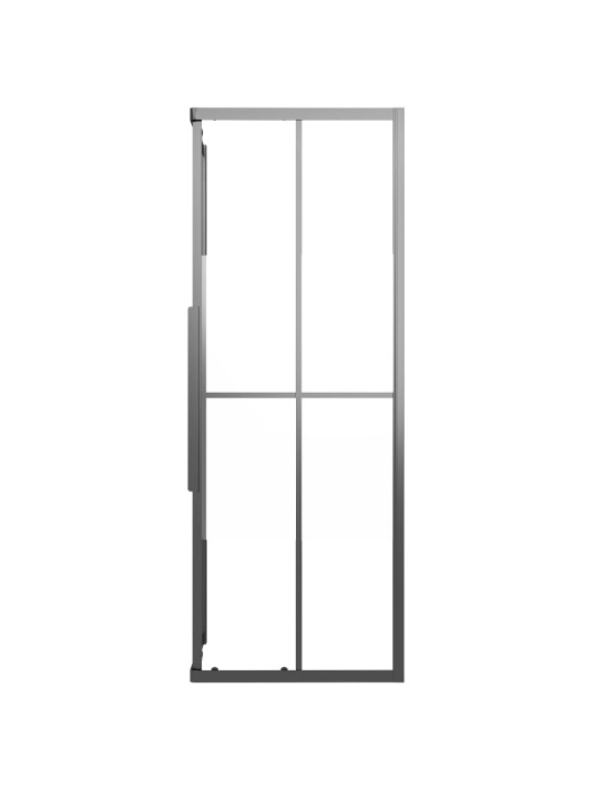 Sprchový kout napůl mléčné ESG 70 x 70 x 180 cm černý