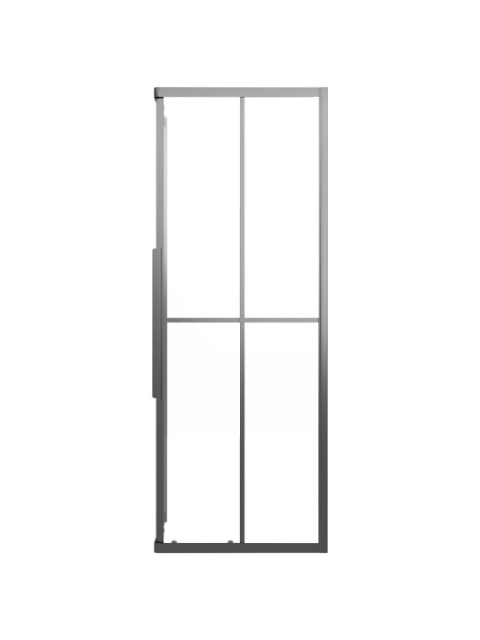Sprchový kout mléčné ESG 70 x 70 x 180 cm černý