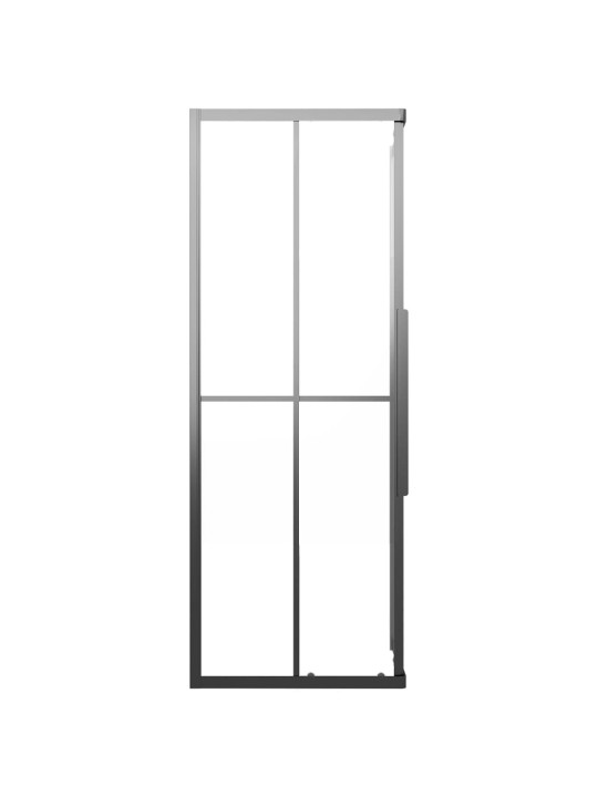 Sprchový kout mléčné ESG 70 x 70 x 180 cm černý