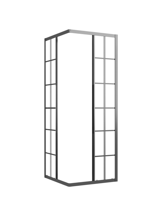 Sprchový kout mléčné esg 70 x 70 x 180 cm černý