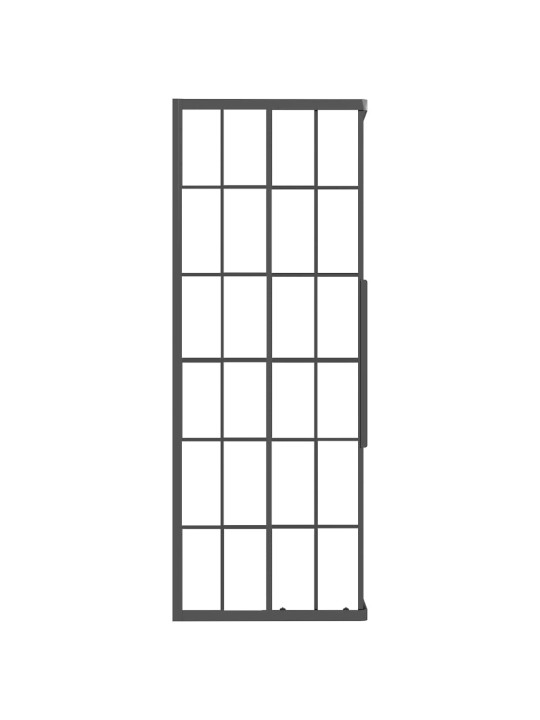 Sprchový kout mléčné esg 80 x 80 x 180 cm černý