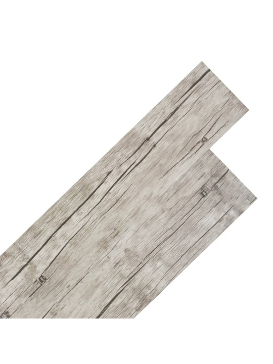 Samolepicí PVC podlahová prkna 2,51 m² 2 mm dub bělený