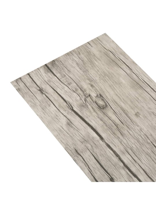 Samolepicí PVC podlahová prkna 2,51 m² 2 mm dub bělený