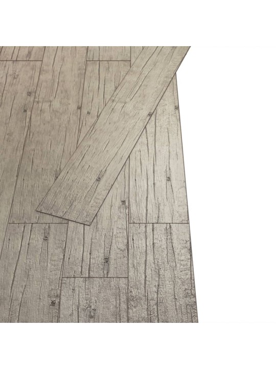 Samolepicí PVC podlahová prkna 2,51 m² 2 mm dub bělený