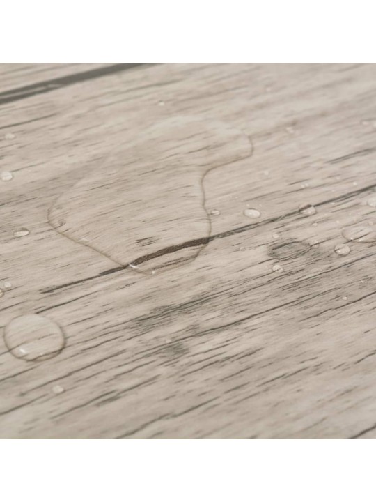 Samolepicí PVC podlahová prkna 2,51 m² 2 mm dub bělený