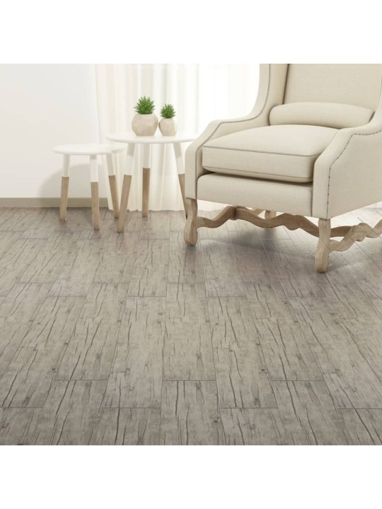 Samolepicí PVC podlahová prkna 2,51 m² 2 mm dub bělený