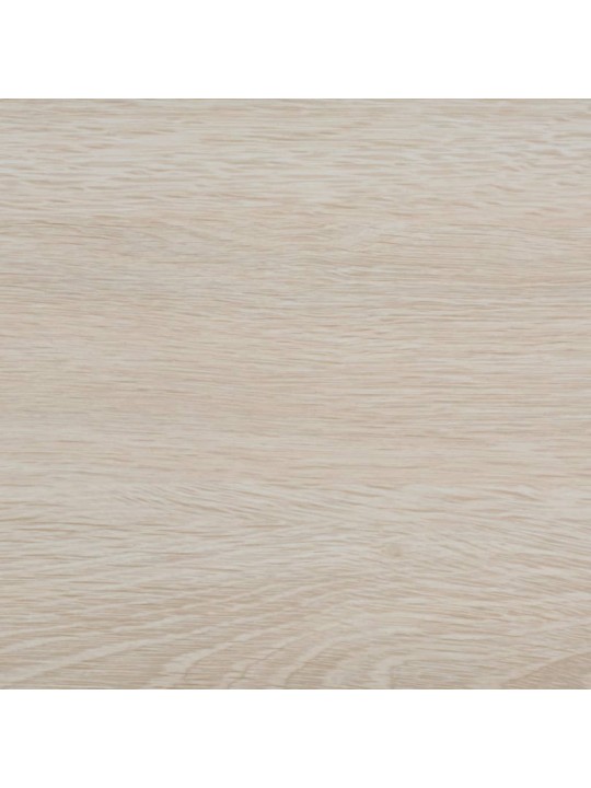 Samolepicí PVC podlahová prkna 2,51 m² 2 mm dub klasický bílý
