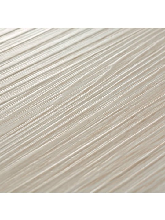 Samolepicí PVC podlahová prkna 2,51 m² 2 mm dub klasický bílý