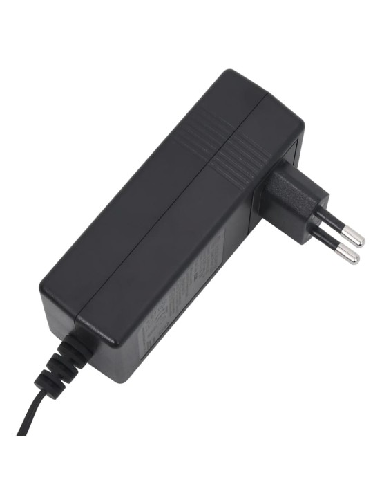Elektrické masážní křeslo černé textil