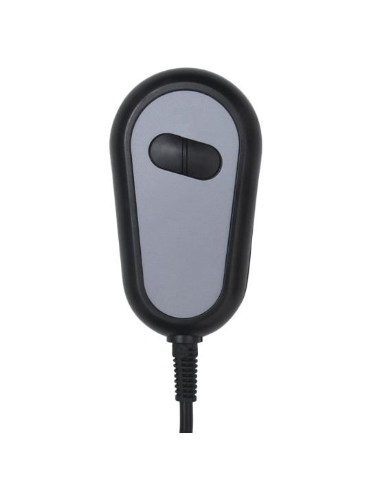 Elektrické polohovací křeslo modré samet