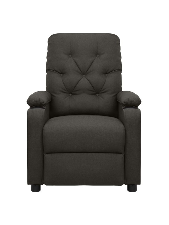 Elektrické masážní křeslo taupe textil