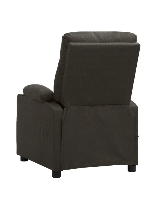Elektrické masážní křeslo taupe textil