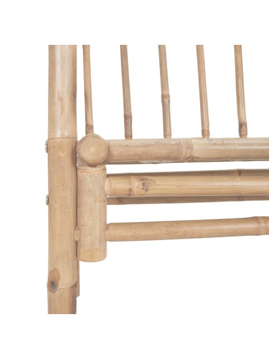 Zahradní lavice s pergolou 116 cm bambus