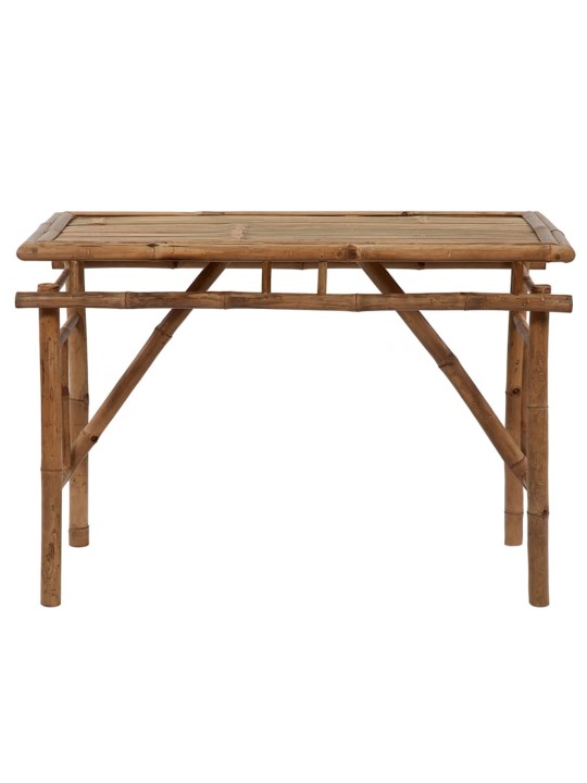 Skládací zahradní stůl 115 x 50 x 75 cm bambus