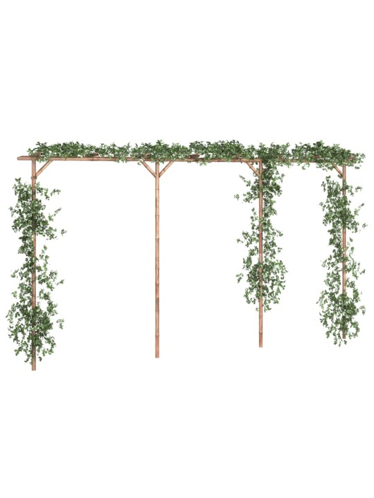 Pergola bambus 385 x 40 x 205 cm