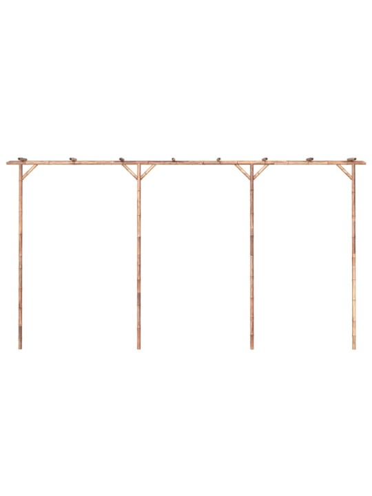 Pergola bambus 385 x 40 x 205 cm