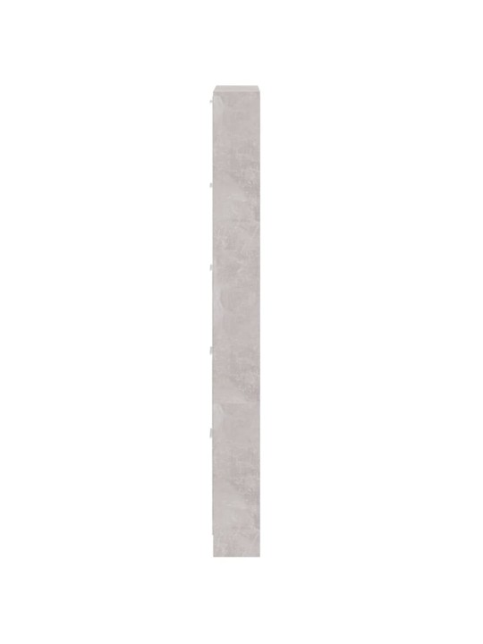 Botník betonově šedý 59 x 17 x 169 cm kompozitní dřevo