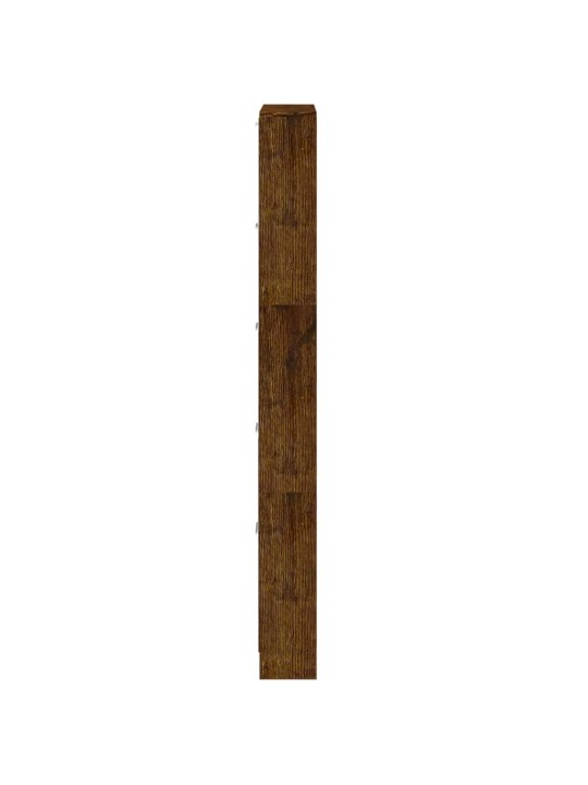 Botník kouřový dub 59 x 17 x 169 cm kompozitní dřevo