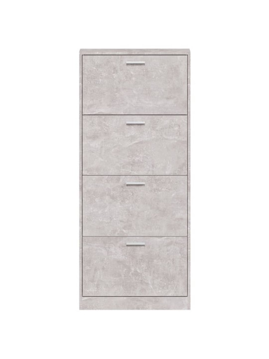 Botník betonově šedý 59x17x150 cm kompozitní dřevo