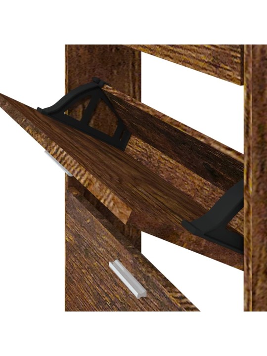 Botník kouřový dub 59x17x150 cm kompozitní dřevo