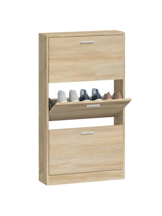 Botník dub 59x17x108 cm kompozitní dřevo