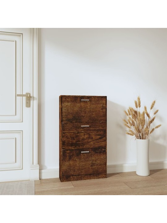 Botník kouřový dub 59x17x108 cm kompozitní dřevo