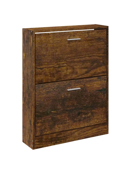 Botník kouřový dub 59x17x81 cm kompozitní dřevo