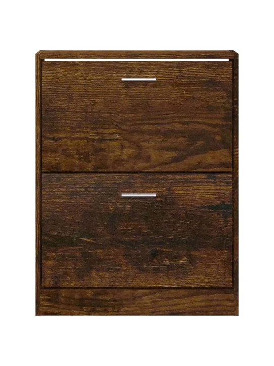Botník kouřový dub 59x17x81 cm kompozitní dřevo