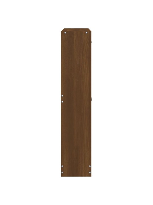 Botník hnědý dub 59x17x81 cm kompozitní dřevo