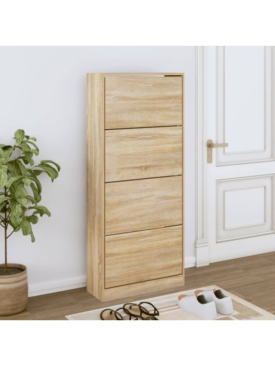 Botník dub sonoma 63x24x147 cm kompozitní dřevo