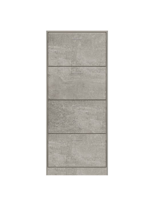 Botník betonově šedý 63x24x147 cm kompozitní dřevo