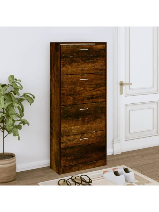 Botník kouřový dub 63x24x147 cm kompozitní dřevo