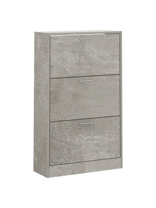 Botník betonově šedý 63x24x103 cm kompozitní dřevo