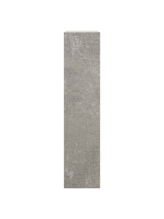 Botník betonově šedý 63x24x103 cm kompozitní dřevo