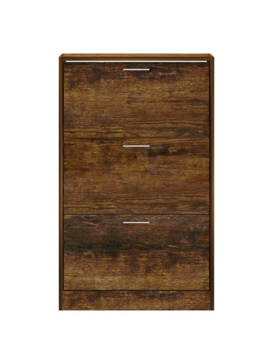 Botník kouřový dub 63x24x103 cm kompozitní dřevo