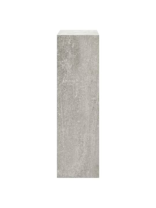 Botník betonově šedý 63x24x81 cm kompozitní dřevo