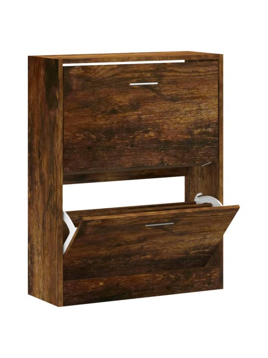 Botník kouřový dub 63x24x81 cm kompozitní dřevo