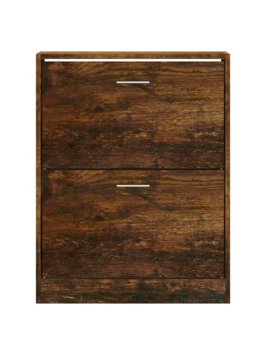 Botník kouřový dub 63x24x81 cm kompozitní dřevo