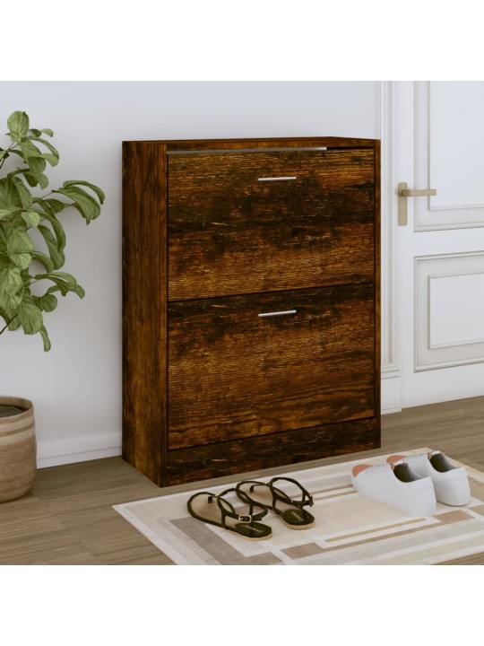 Botník kouřový dub 63x24x81 cm kompozitní dřevo