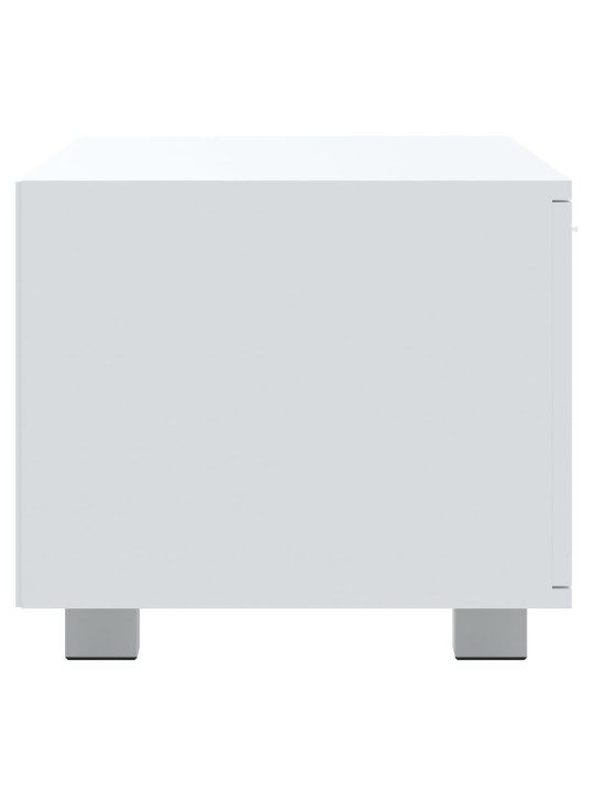 TV skříňka bílá 120x40,5x35 cm kompozitní dřevo