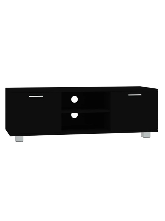 TV skříňka černá 120 x 40,5 x 35 cm kompozitní dřevo
