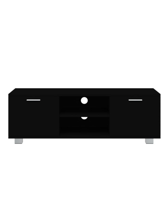 TV skříňka černá 120 x 40,5 x 35 cm kompozitní dřevo