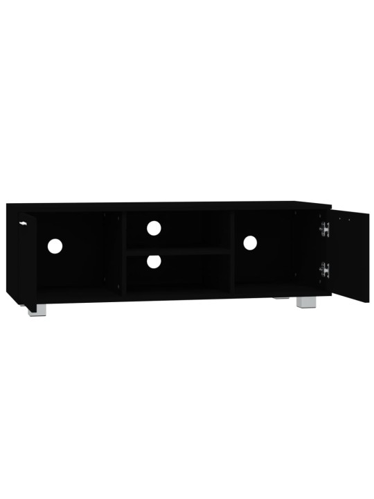 TV skříňka černá 120 x 40,5 x 35 cm kompozitní dřevo