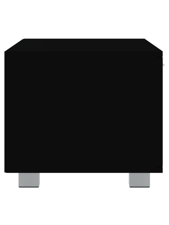 TV skříňka černá 120 x 40,5 x 35 cm kompozitní dřevo