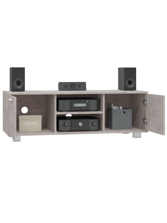 TV skříňka betonově šedá 120x40,5x35 cm kompozitní dřevo
