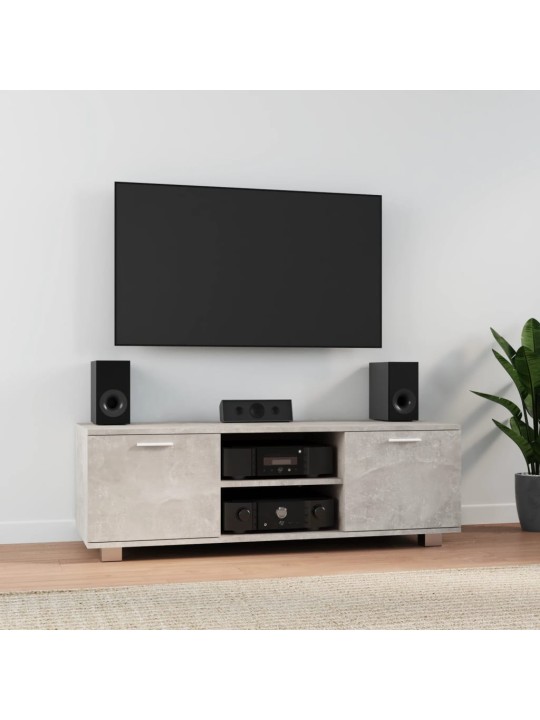 TV skříňka betonově šedá 120x40,5x35 cm kompozitní dřevo