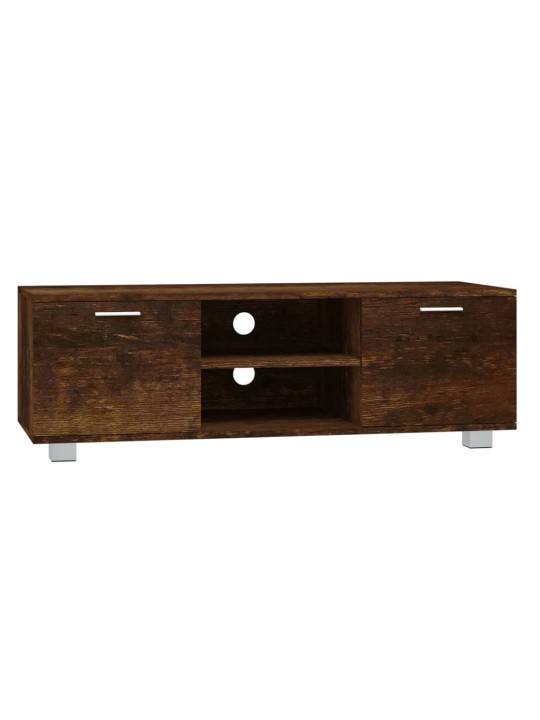 TV skříňka kouřový dub 120x40,5x35 cm kompozitní dřevo